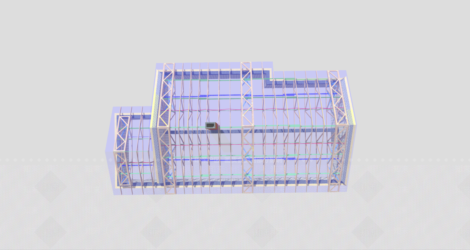 桁架结构3D模型下载【ID:1234621960】