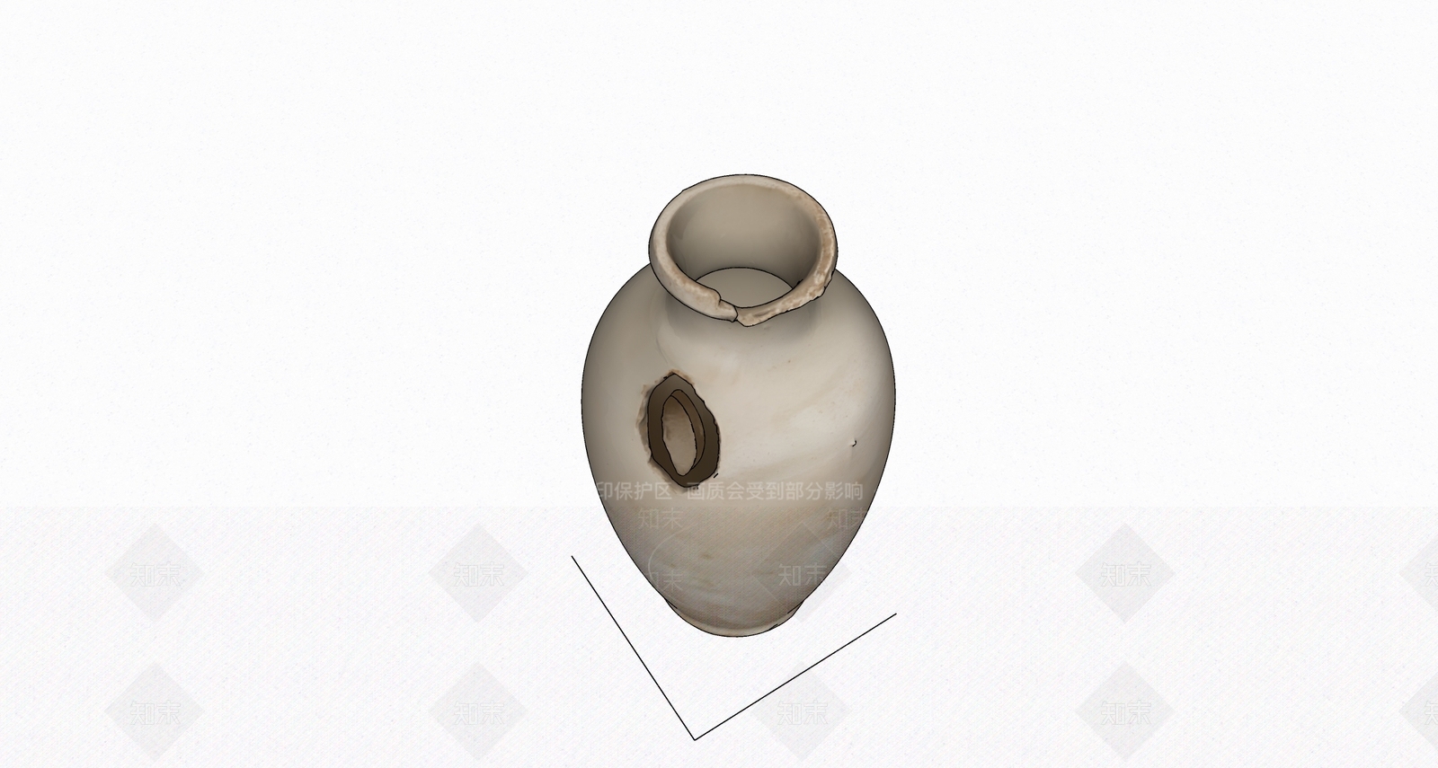 侘寂罐子SU模型下载【ID:1234622233】