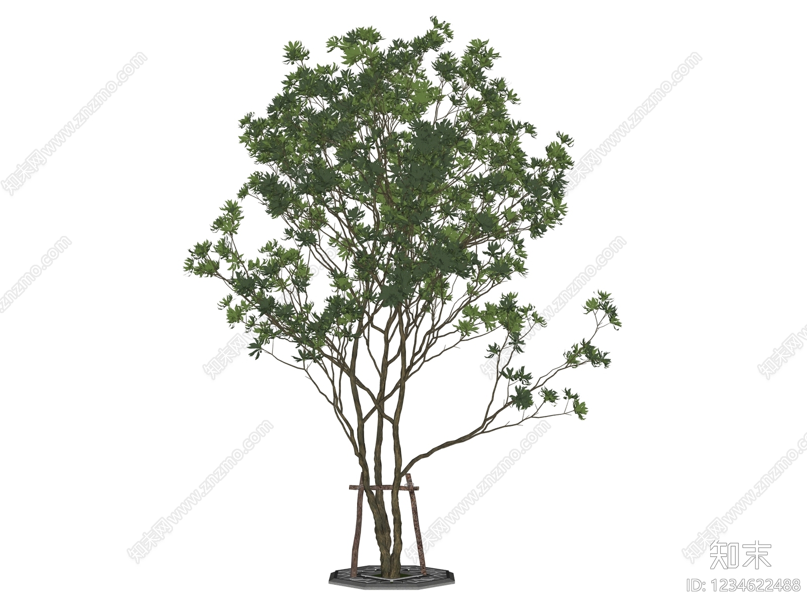 乔木SU模型下载【ID:1234622488】