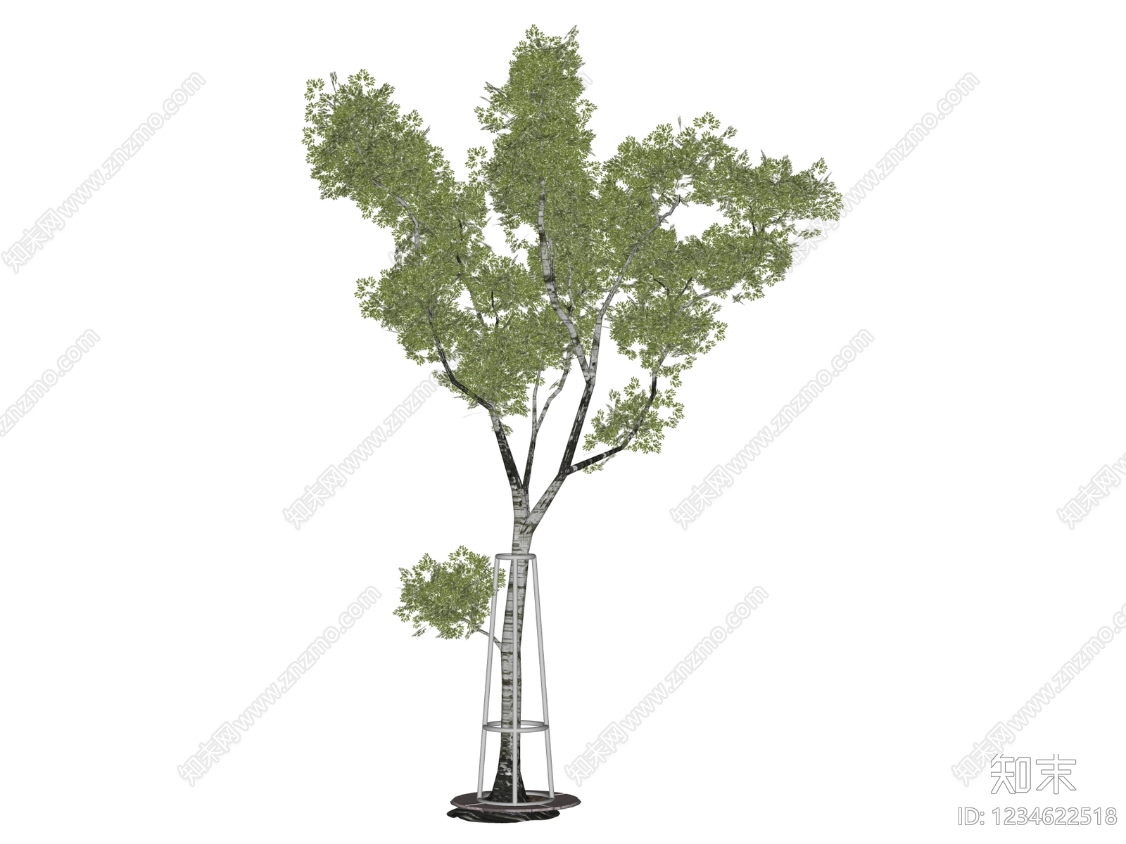 现代乔木SU模型下载【ID:1234622518】