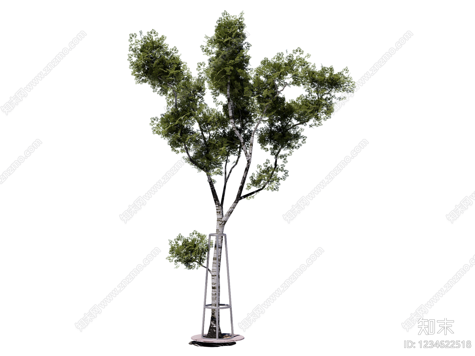 现代乔木SU模型下载【ID:1234622518】