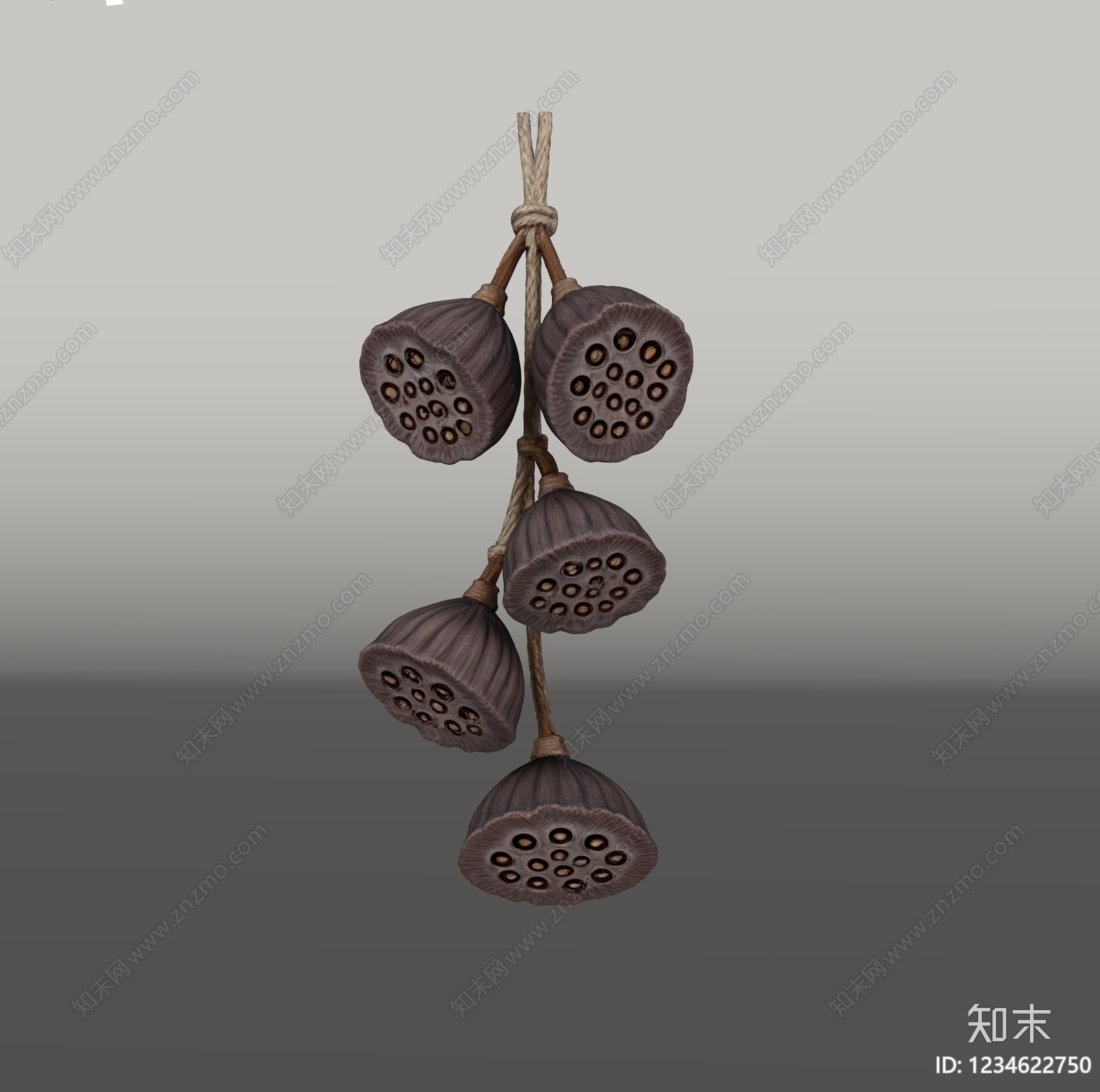 新中式挂件SU模型下载【ID:1234622750】