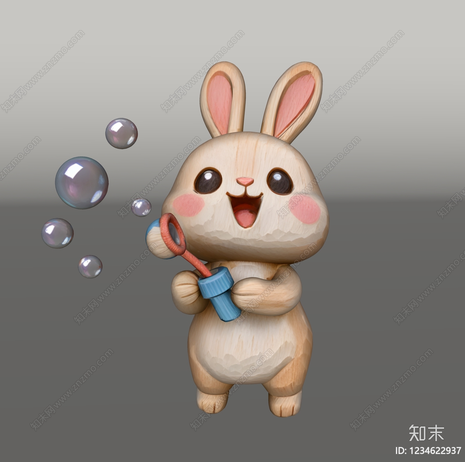 原木风雕塑摆件SU模型下载【ID:1234622937】