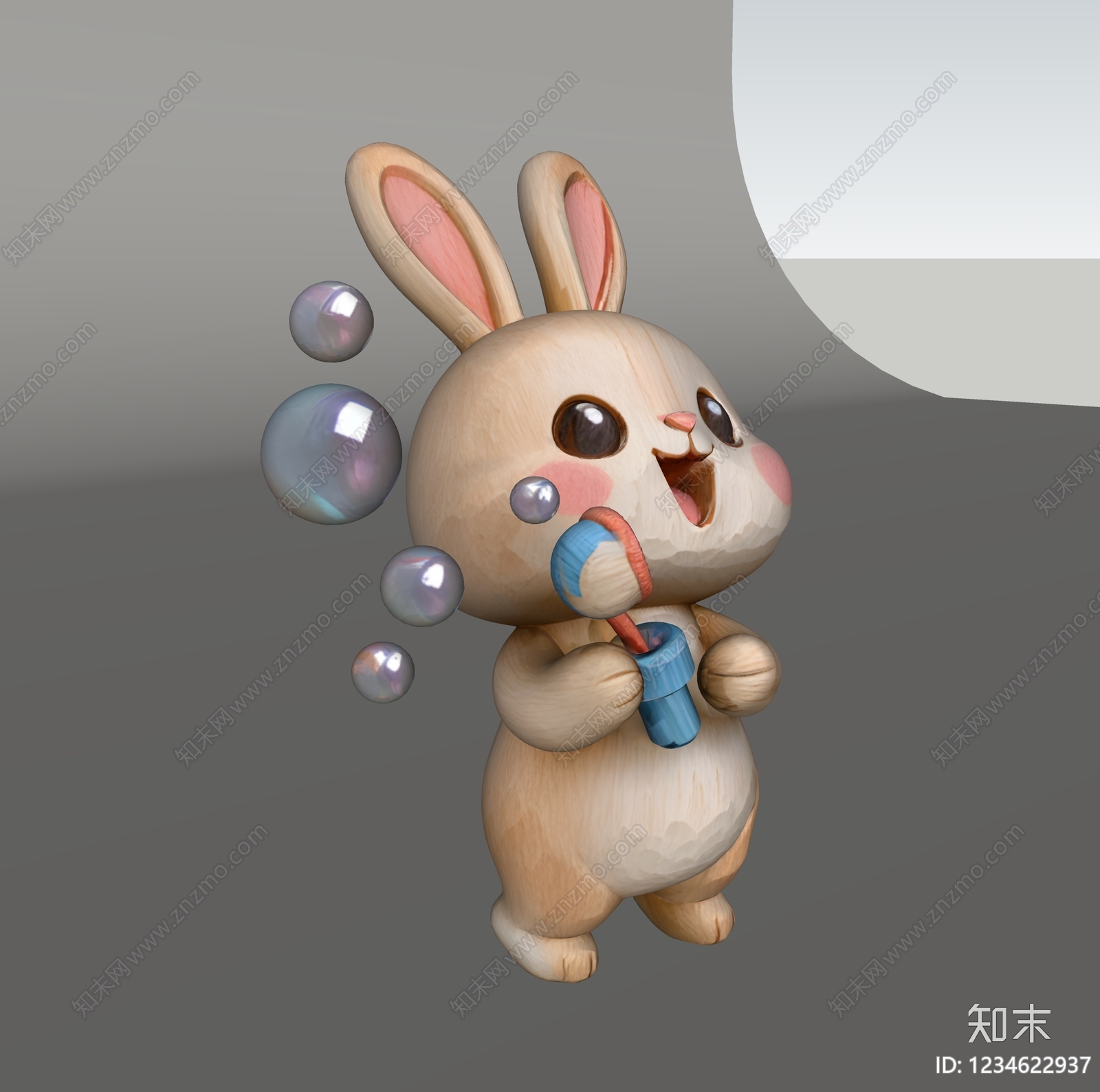 原木风雕塑摆件SU模型下载【ID:1234622937】