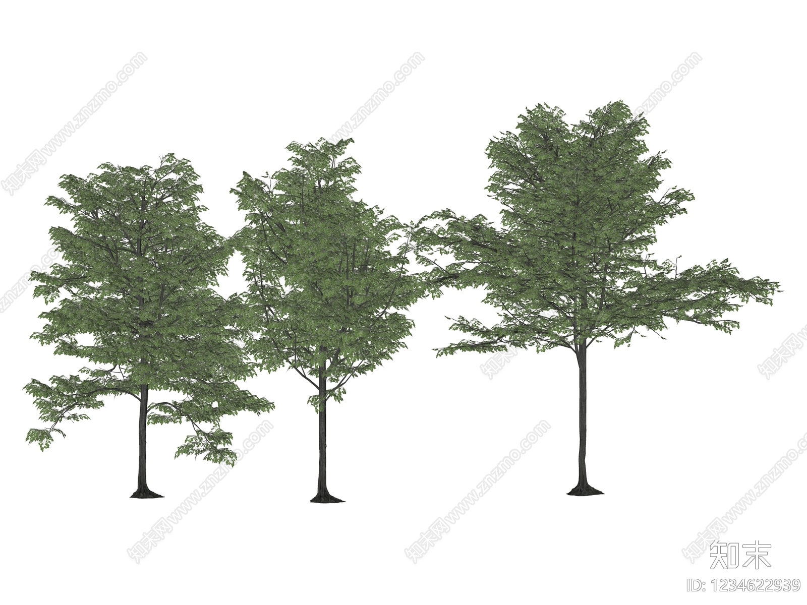 乔木SU模型下载【ID:1234622939】