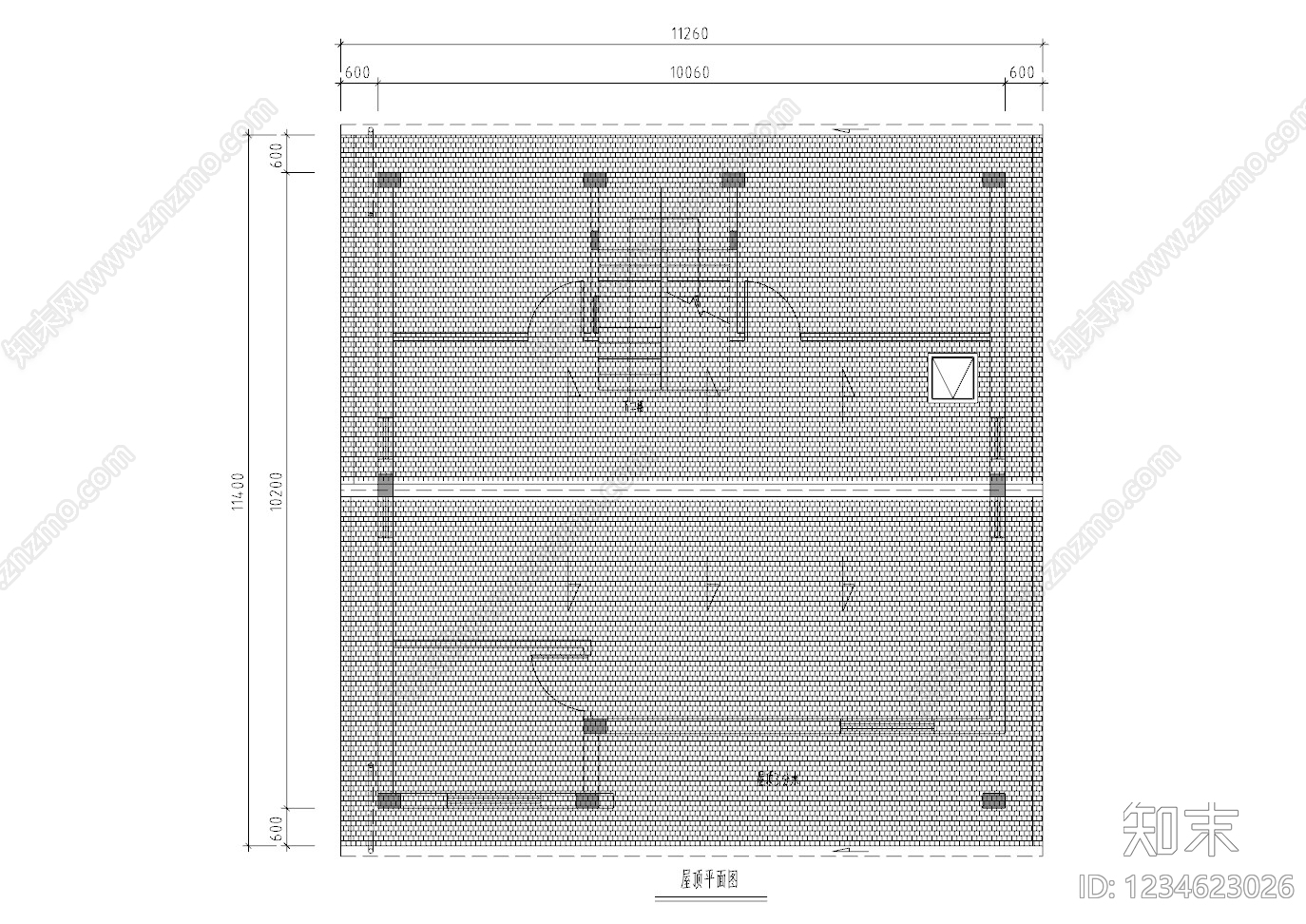 别墅建筑cad施工图下载【ID:1234623026】