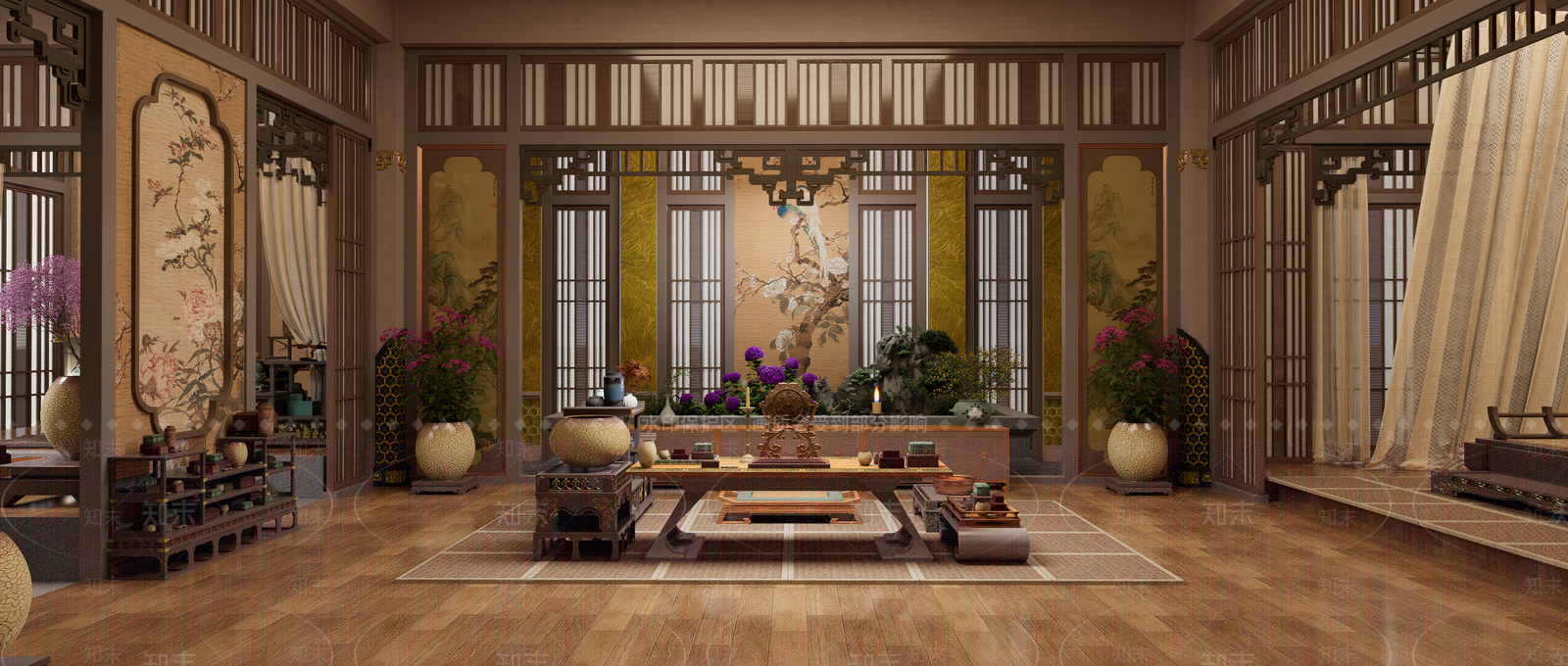 中式影视SU模型下载【ID:1234623239】