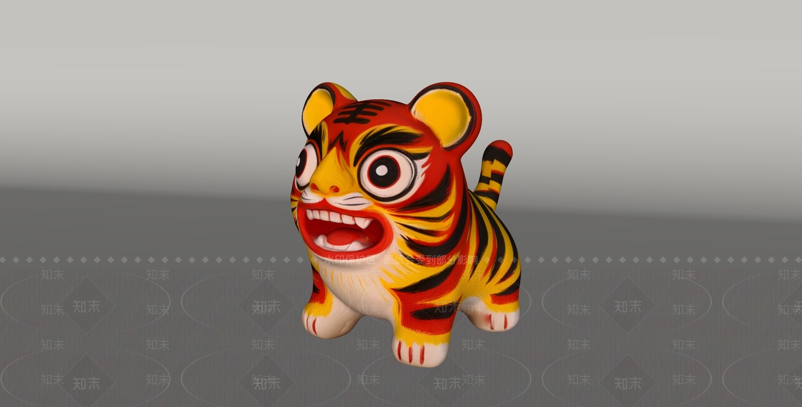 中式雕塑摆件SU模型下载【ID:1234625596】