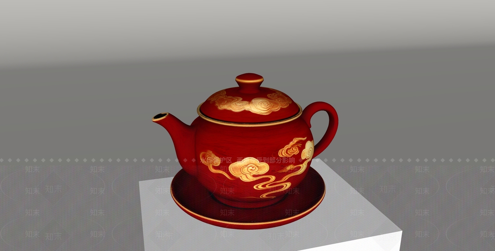 中式茶具SU模型下载【ID:1234626370】