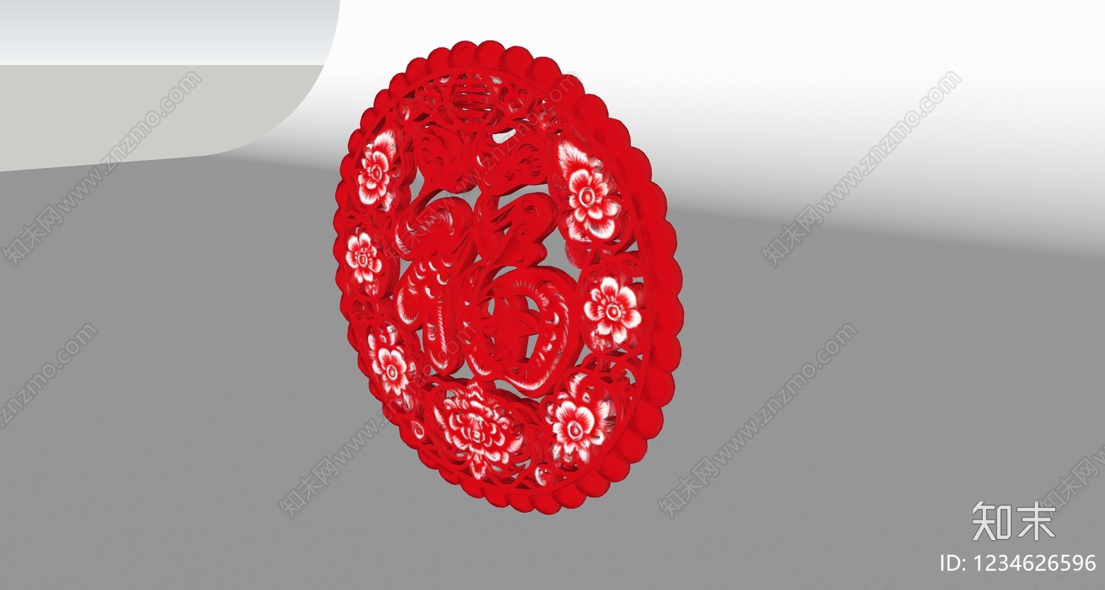 中式其他摆件SU模型下载【ID:1234626596】