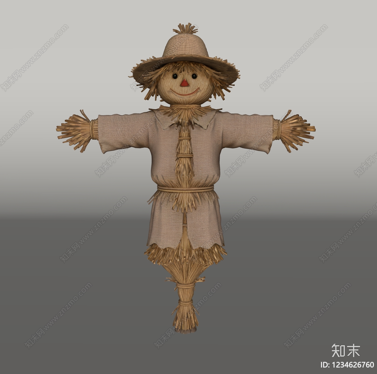 复古雕塑摆件SU模型下载【ID:1234626760】