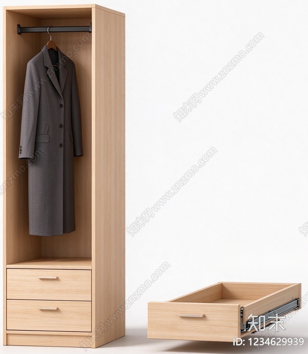 柜子cad施工图下载【ID:1234629939】