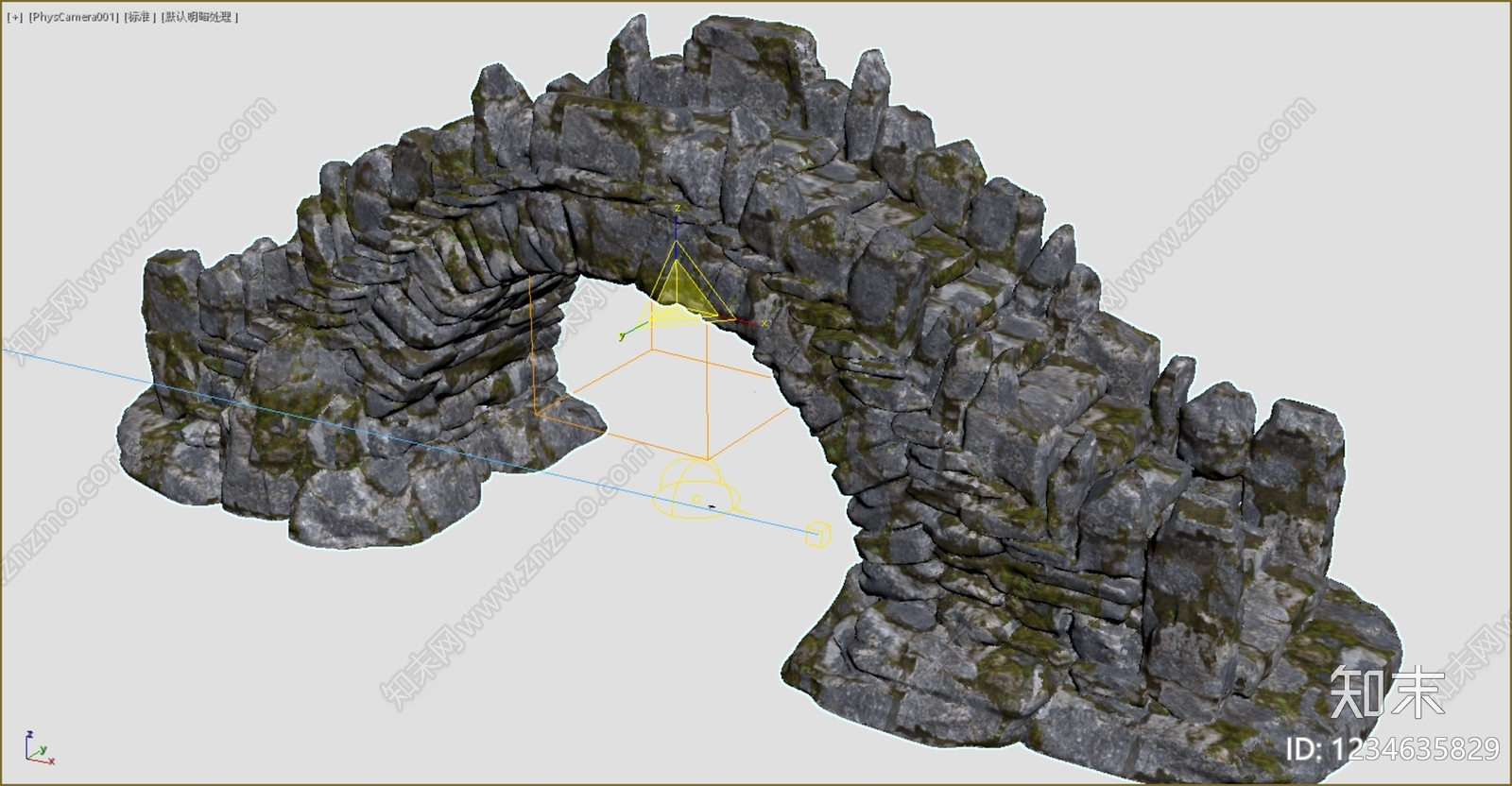 欧式古建景观桥3D模型下载【ID:1234635829】