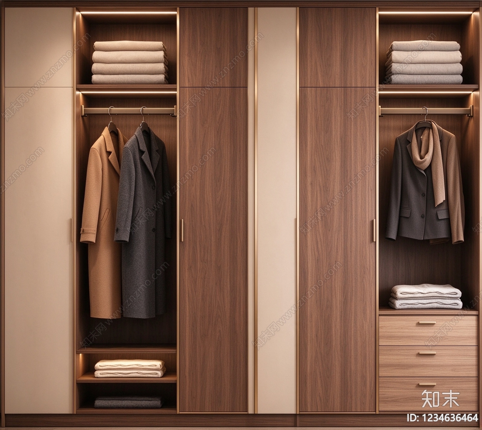 柜子cad施工图下载【ID:1234636464】