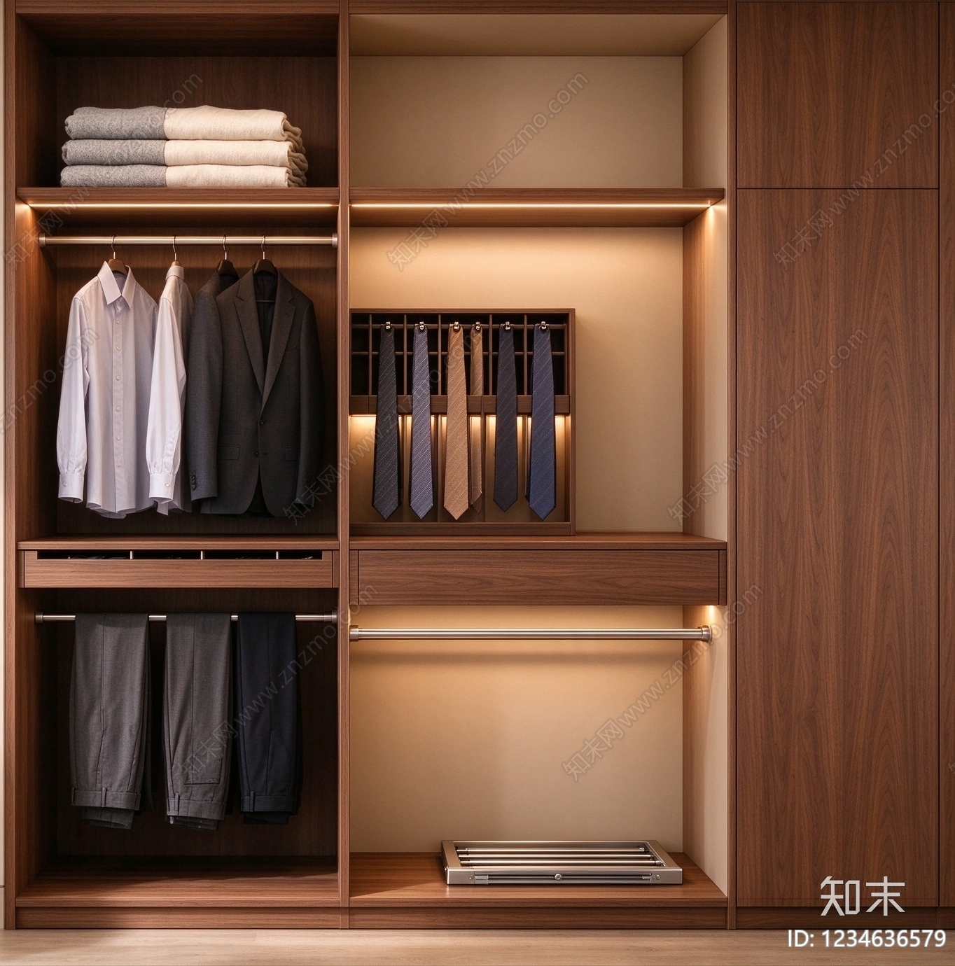 柜子cad施工图下载【ID:1234636579】