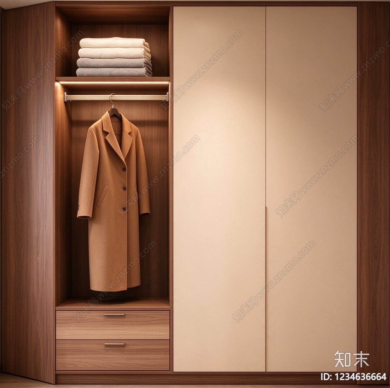 柜子cad施工图下载【ID:1234636664】