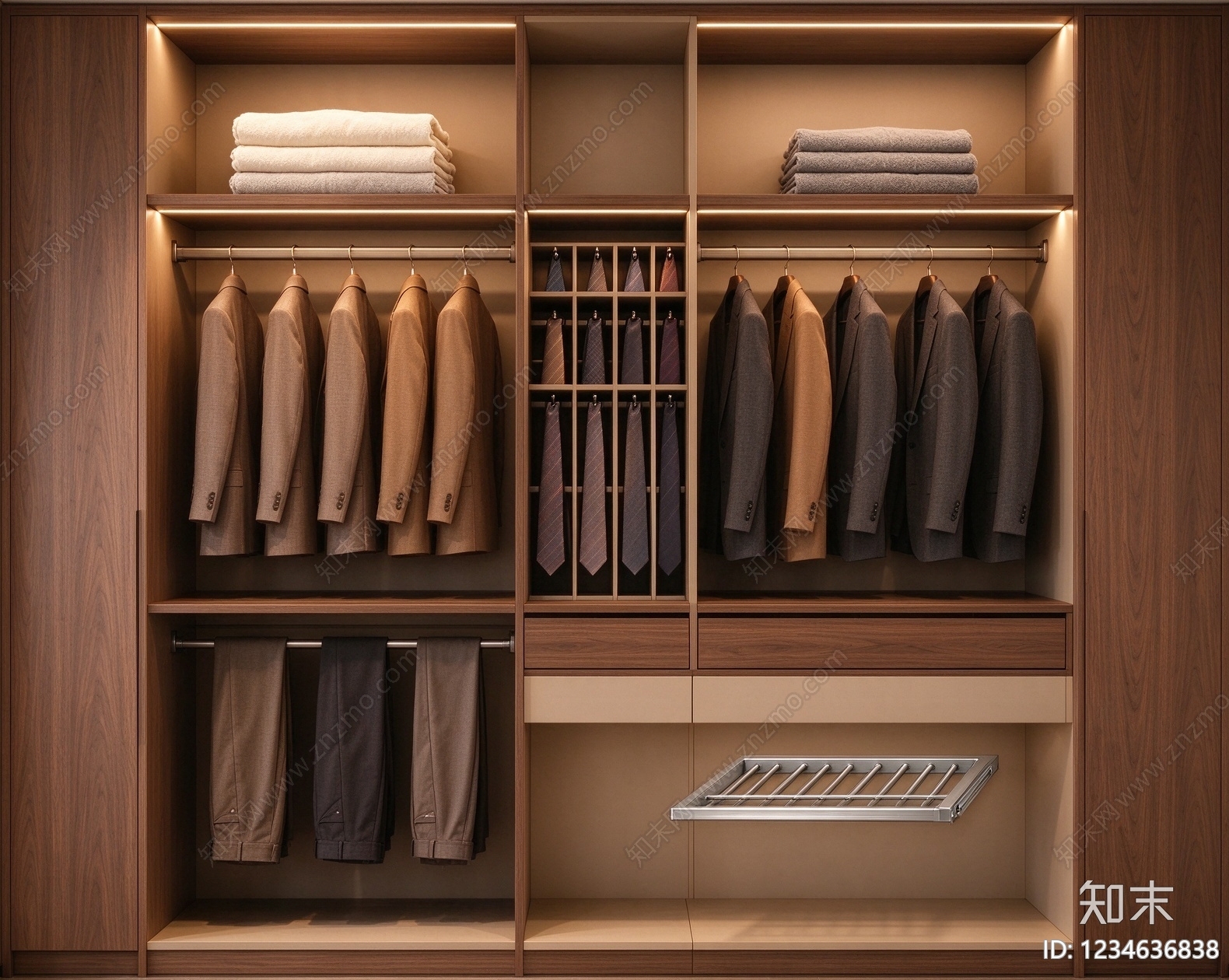 柜子cad施工图下载【ID:1234636838】
