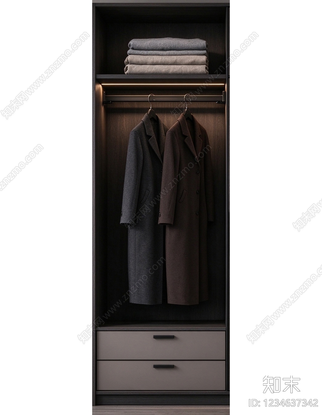 柜子cad施工图下载【ID:1234637342】
