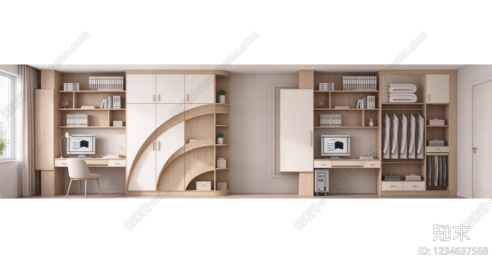 柜子cad施工图下载【ID:1234637568】