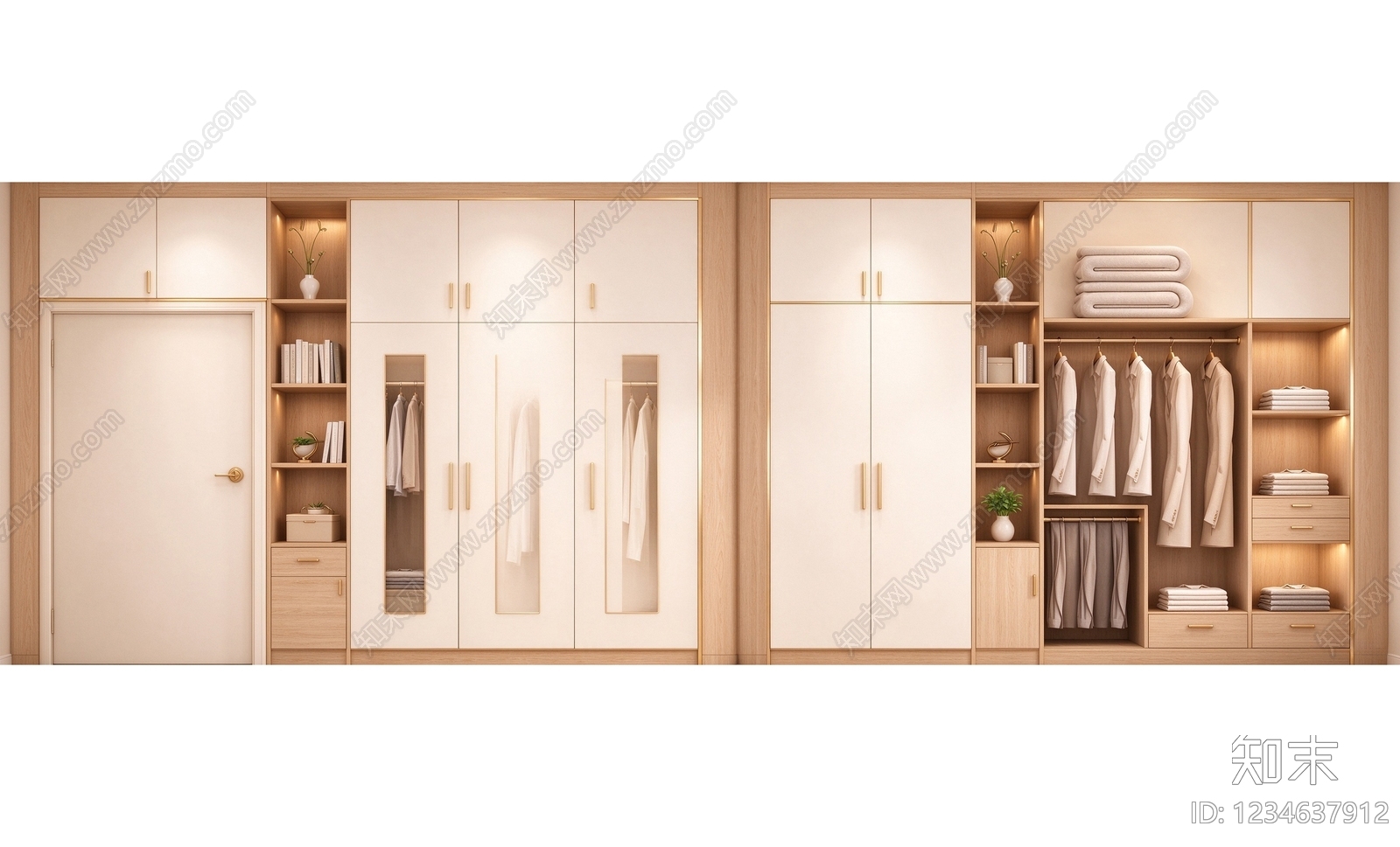 柜子cad施工图下载【ID:1234637912】