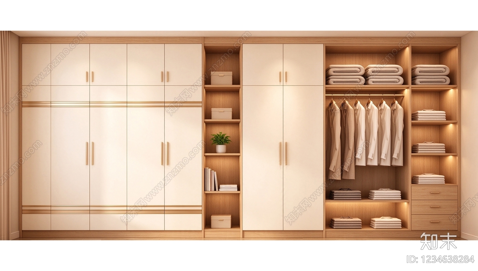 柜子cad施工图下载【ID:1234638284】