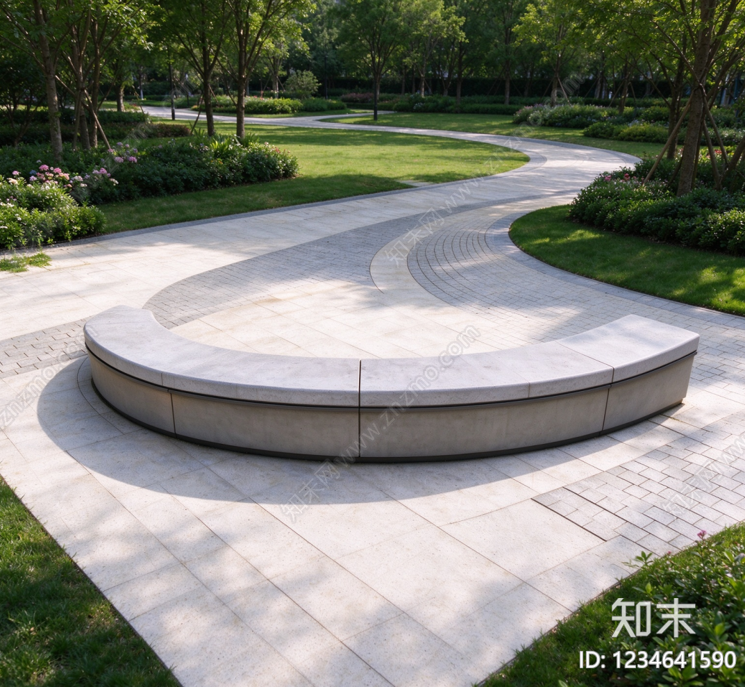 景观坐凳cad施工图下载【ID:1234641590】