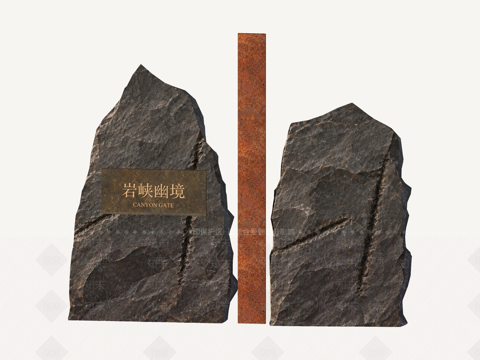 工业风景墙3D模型下载【ID:1234642928】