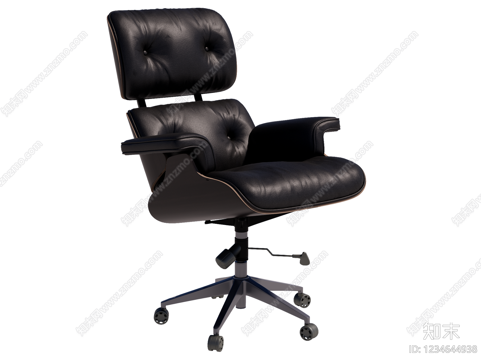 中古风办公椅SU模型草图