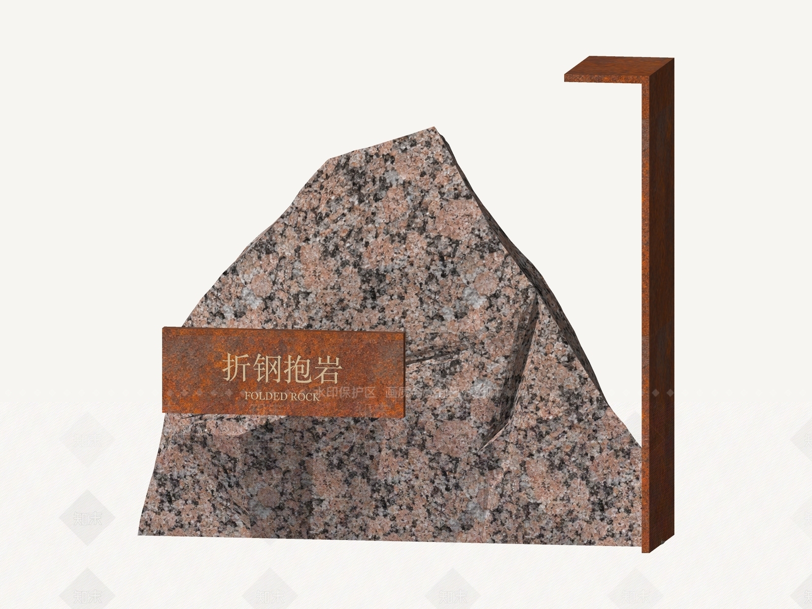 新中式景墙3D模型下载【ID:1234645645】
