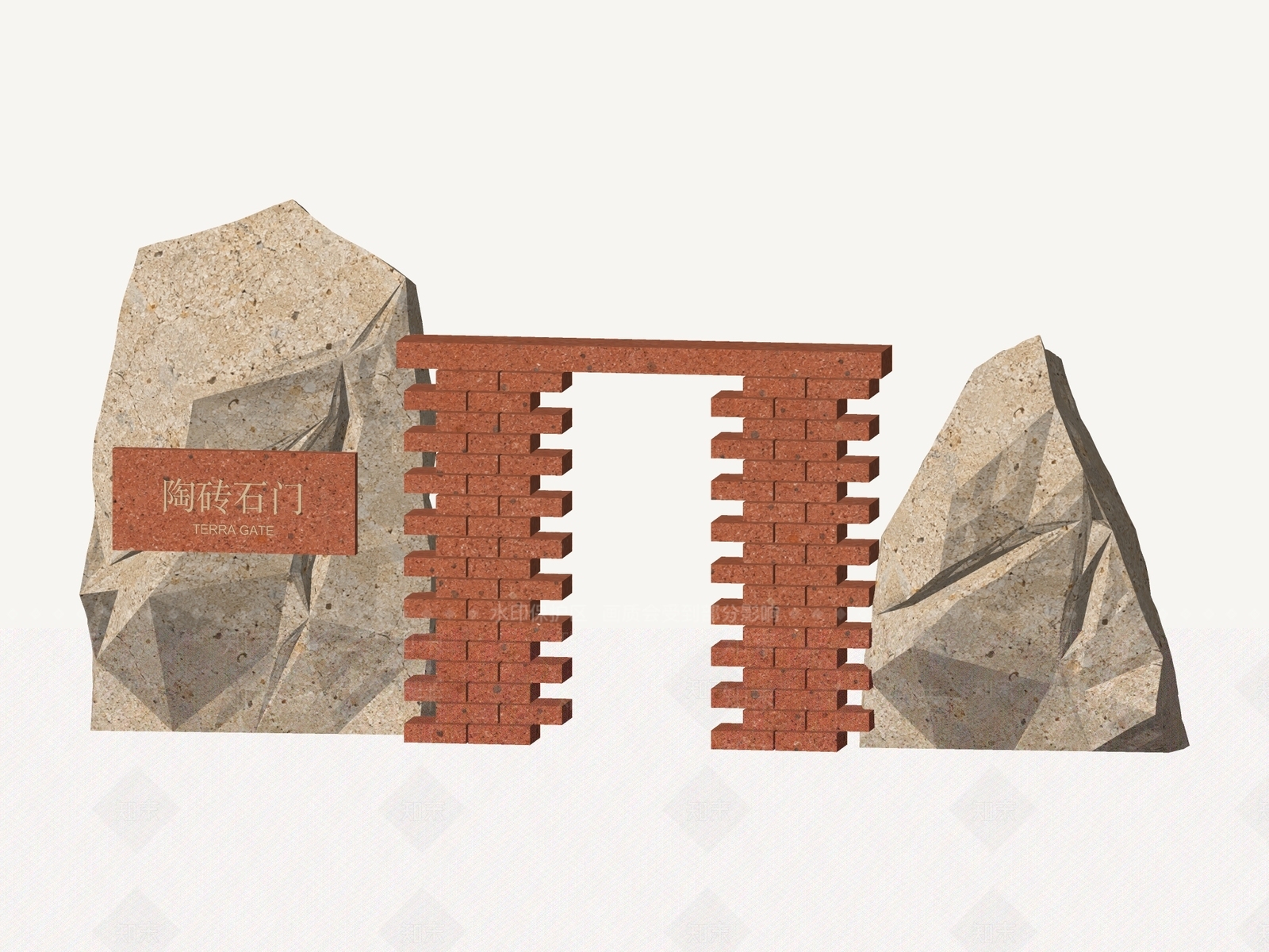 极简景墙3D模型下载【ID:1234647895】
