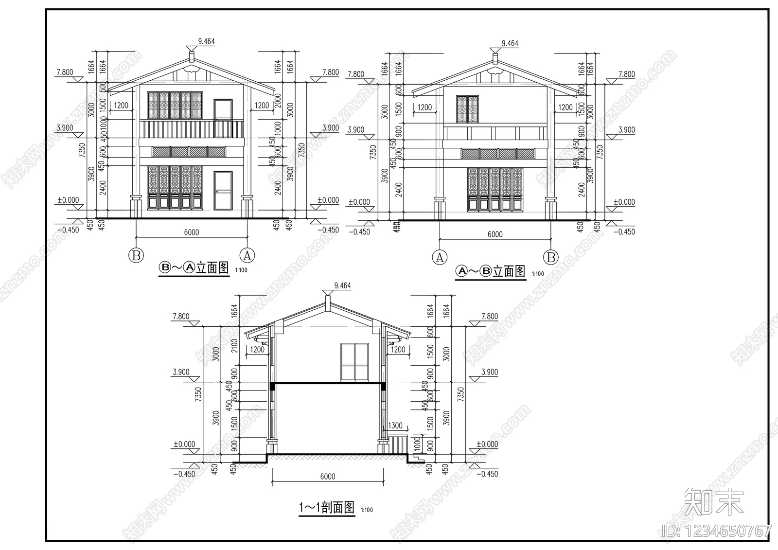其他商业建筑cad施工图下载【ID:1234650767】