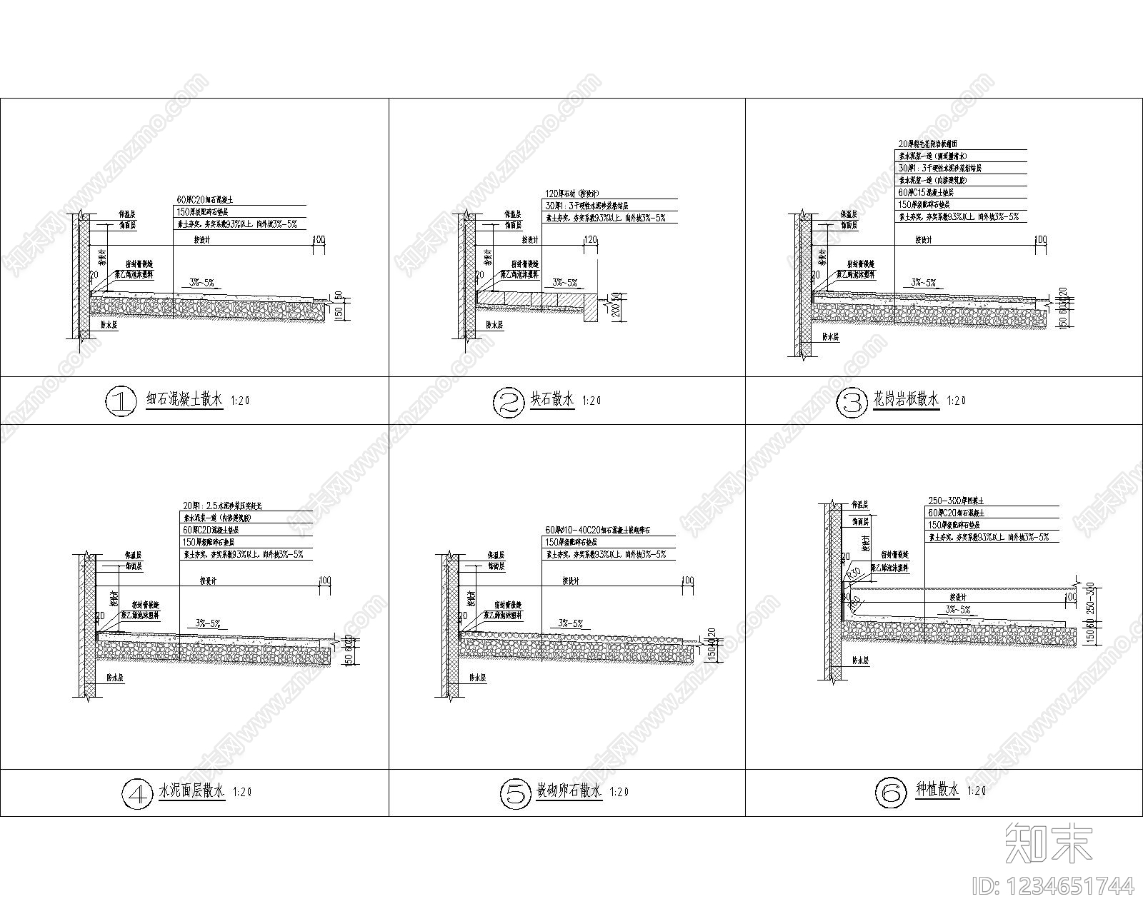 其他节点详图cad施工图下载【ID:1234651744】
