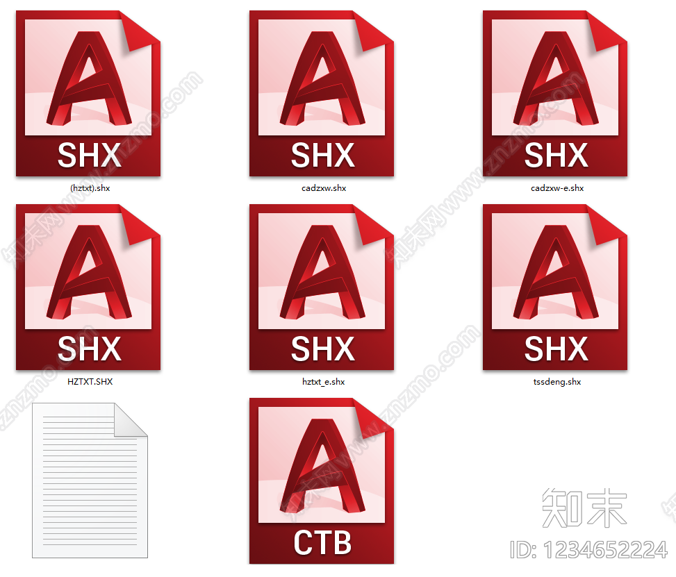 字体cad施工图下载【ID:1234652224】