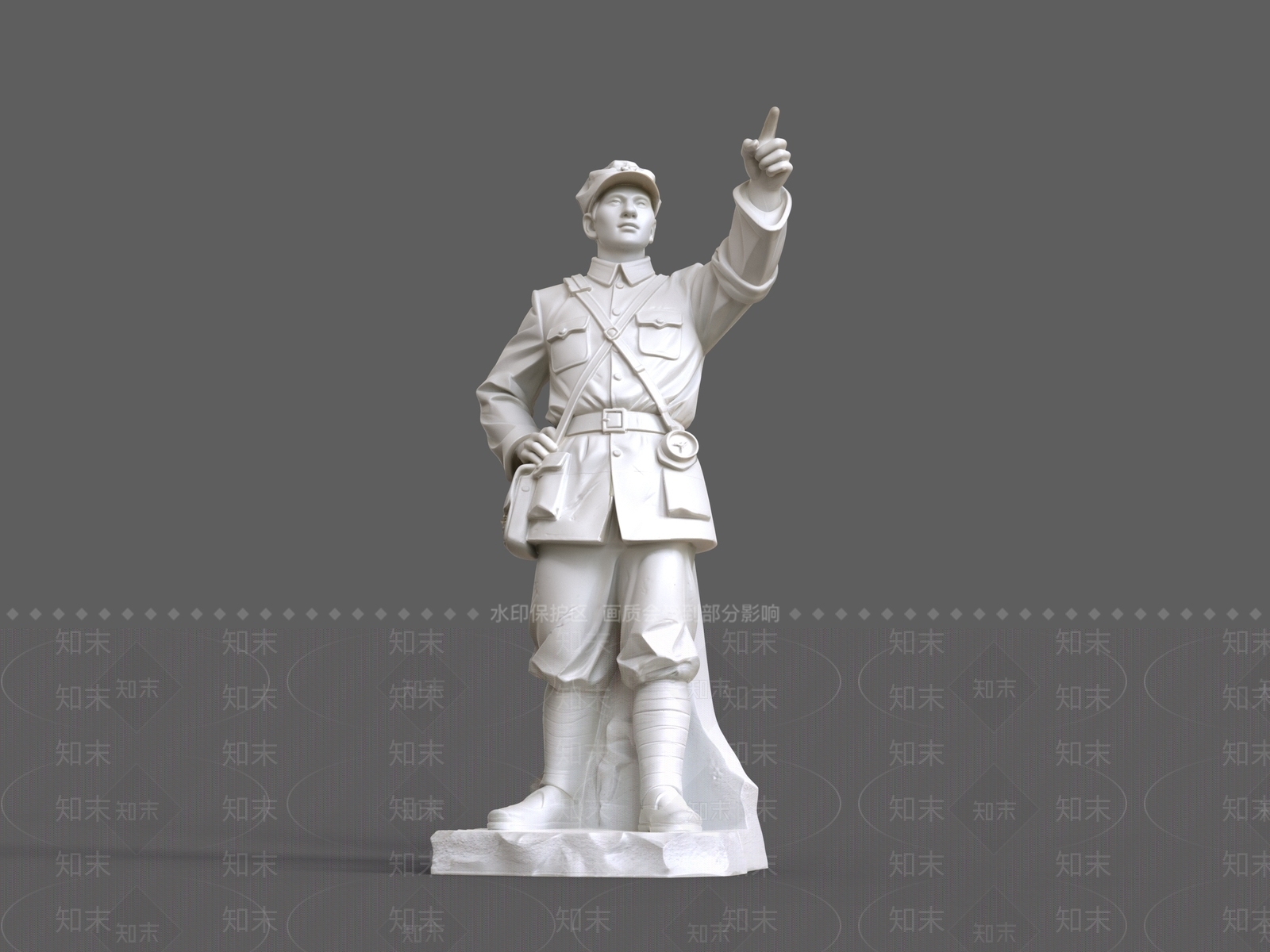 中式雕塑摆件SU模型下载【ID:1234653318】