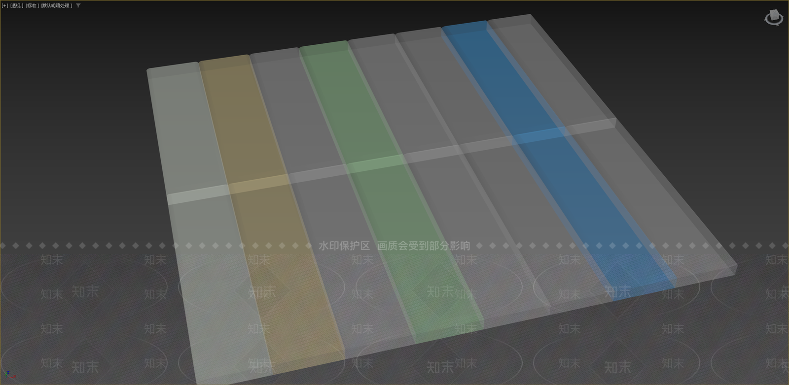现代砖3D模型下载【ID:1234655306】