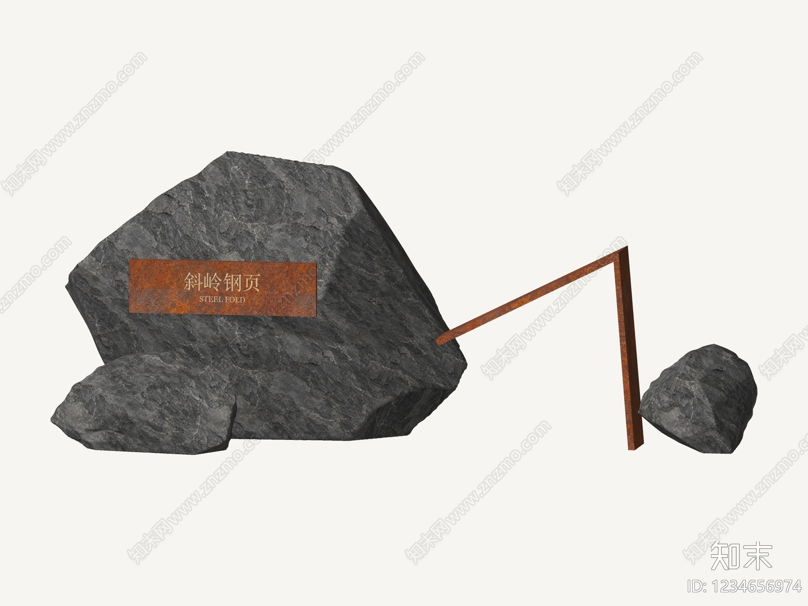 极简景墙3D模型下载【ID:1234656974】