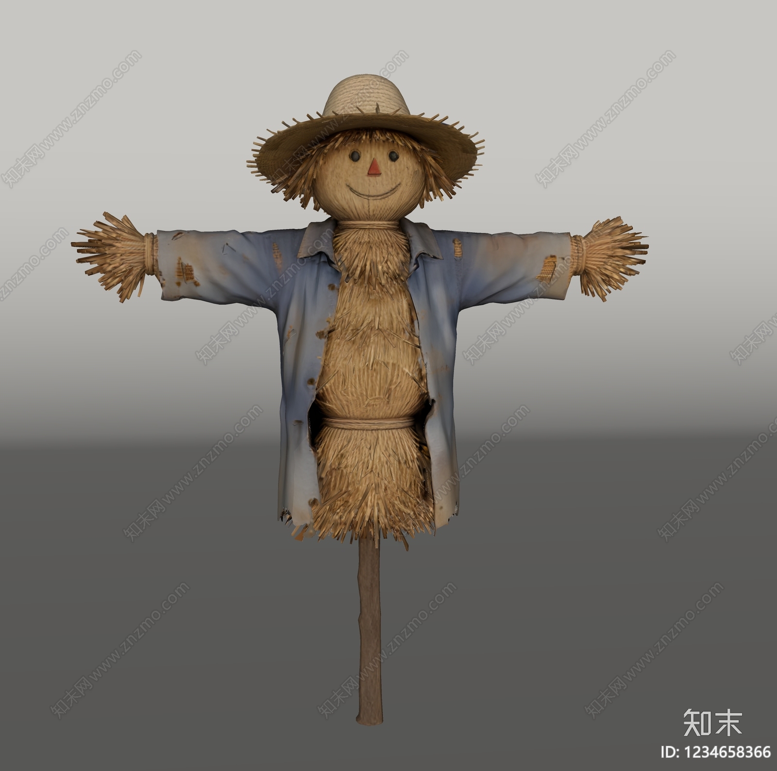 复古雕塑摆件SU模型下载【ID:1234658366】