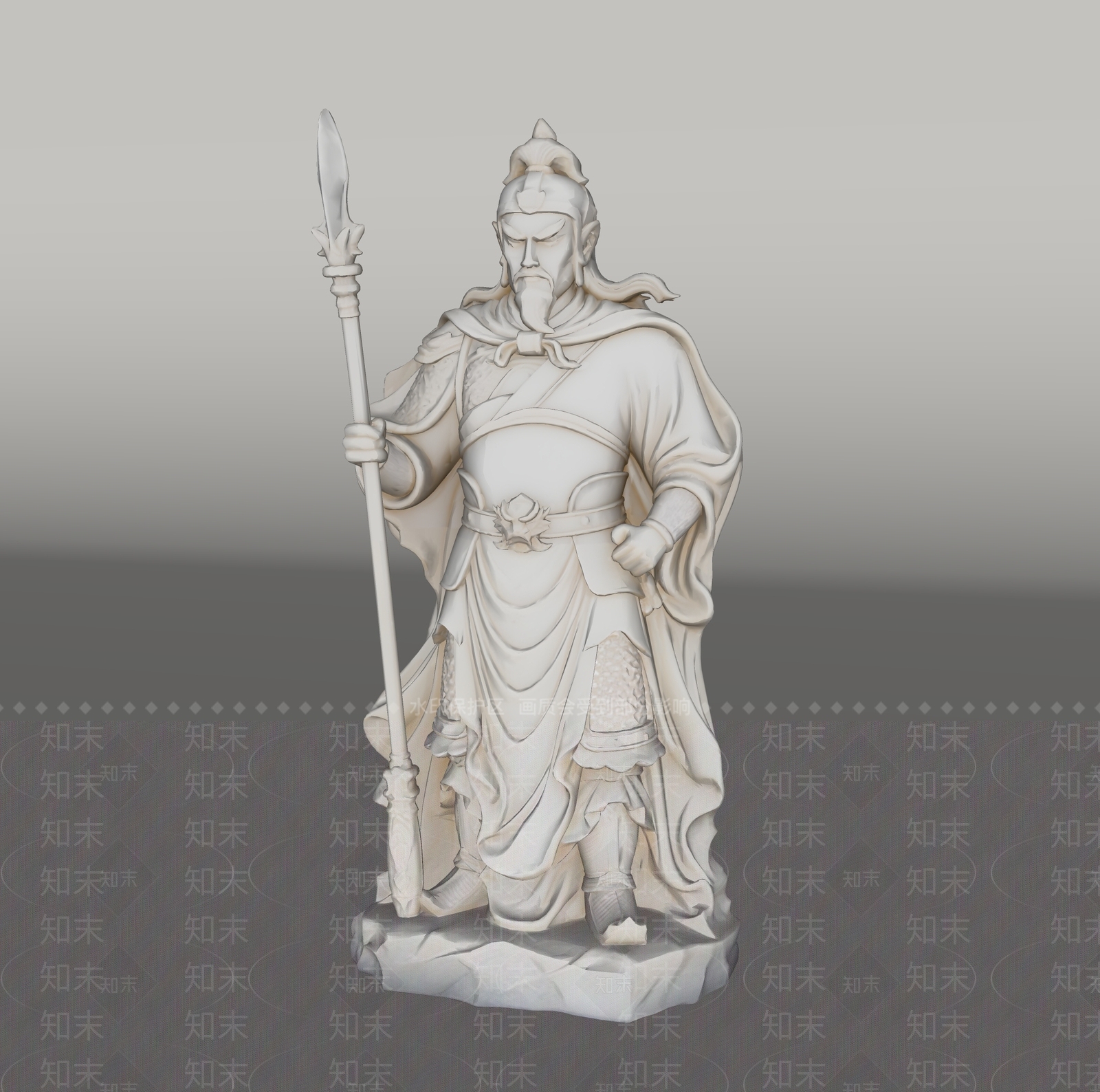 中式雕塑摆件SU模型下载【ID:1234658994】