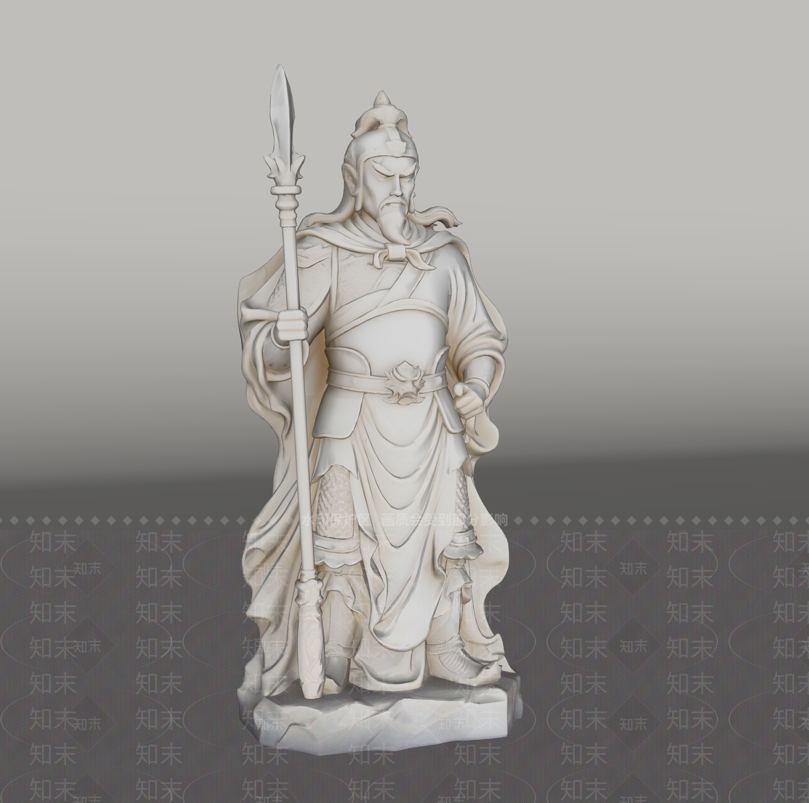 中式雕塑摆件SU模型下载【ID:1234658994】