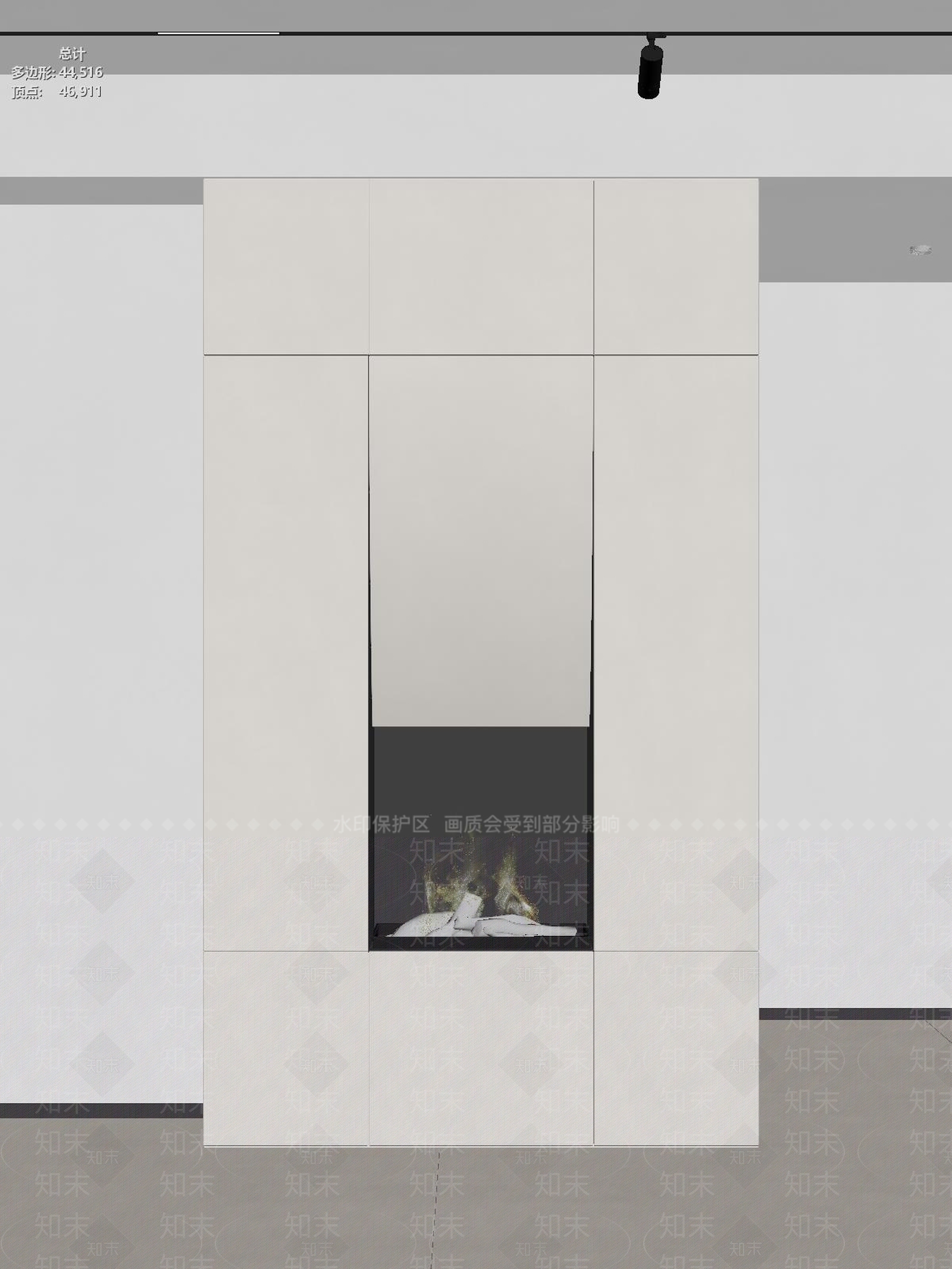 极简壁炉3D模型下载【ID:1234660686】