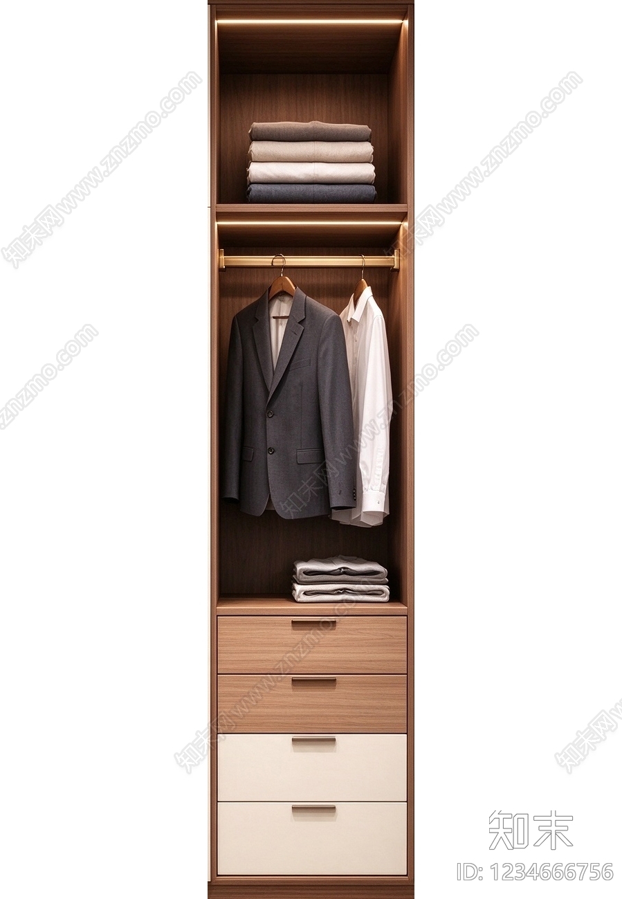 柜子cad施工图下载【ID:1234666756】
