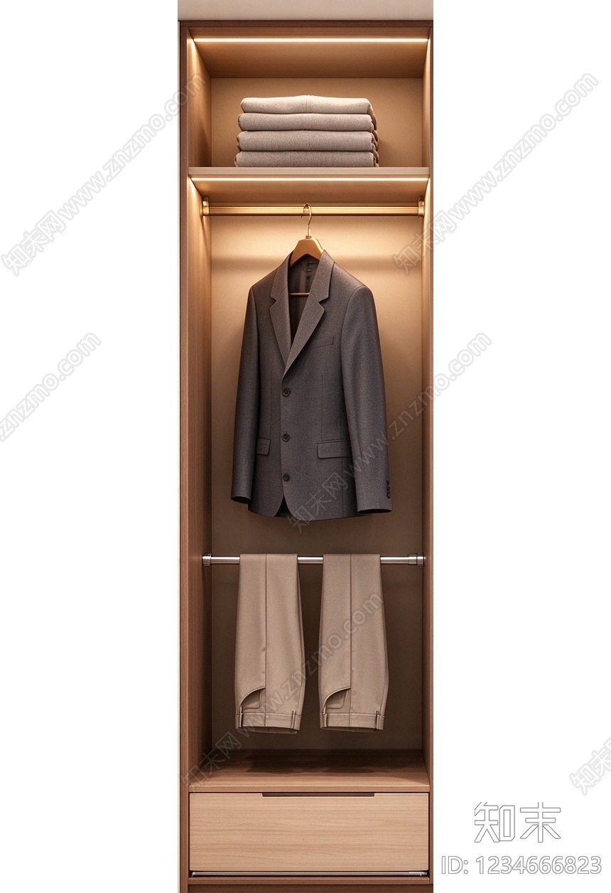 柜子cad施工图下载【ID:1234666823】