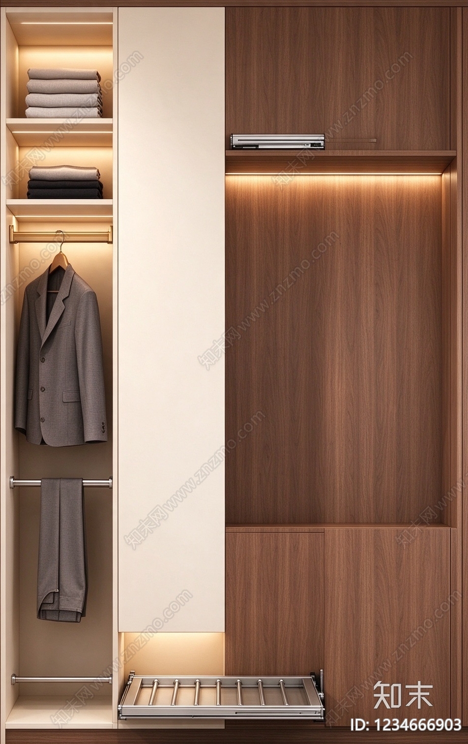 柜子cad施工图下载【ID:1234666903】
