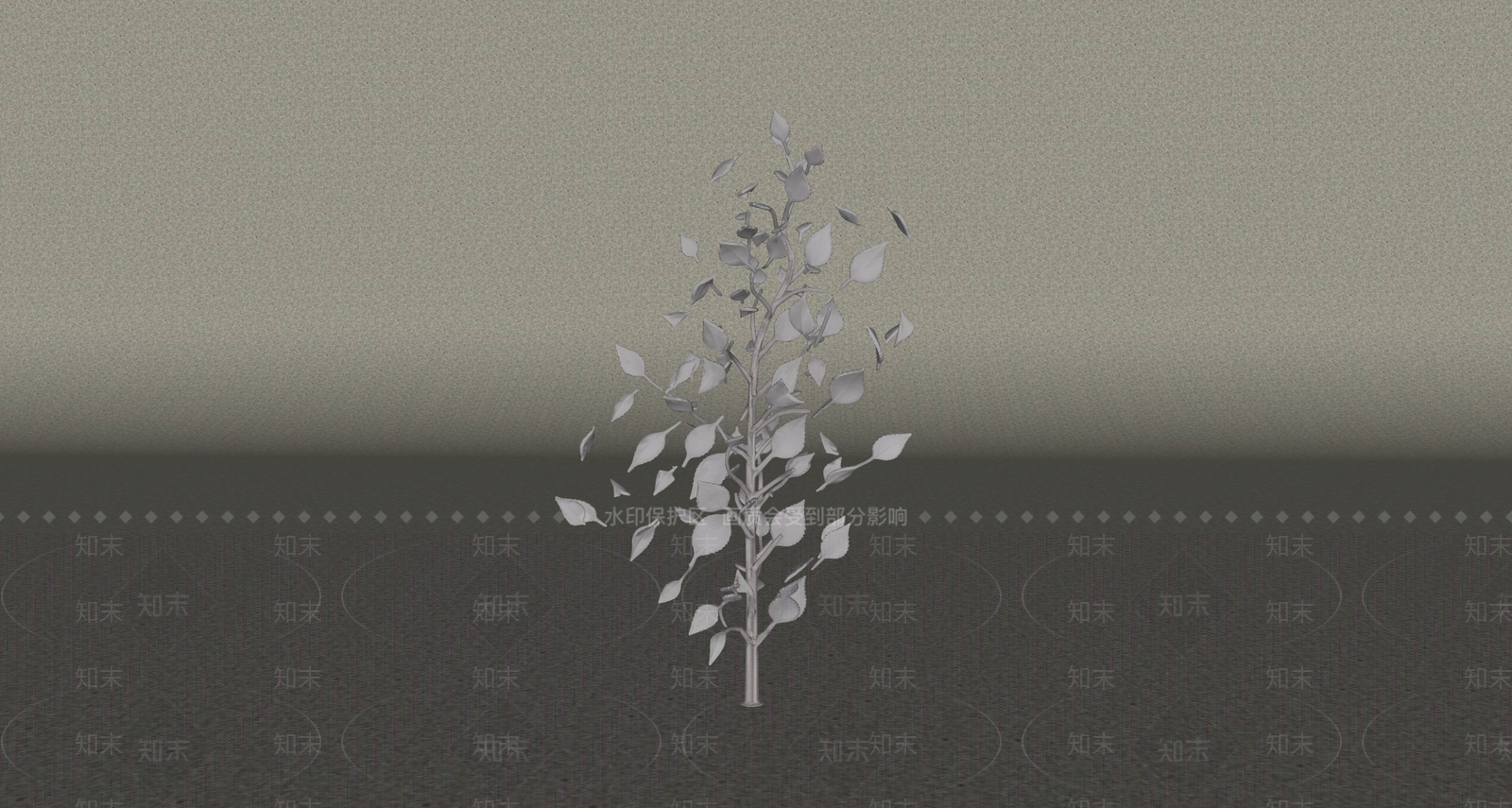 极简艺术装置SU模型下载【ID:1234669301】