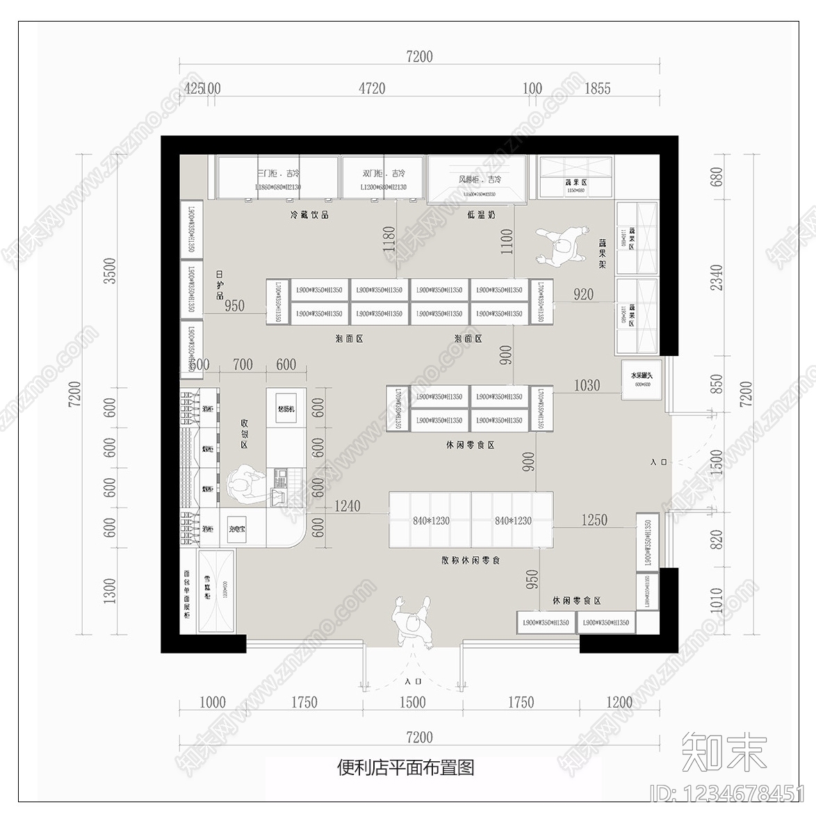 超市CAD图纸