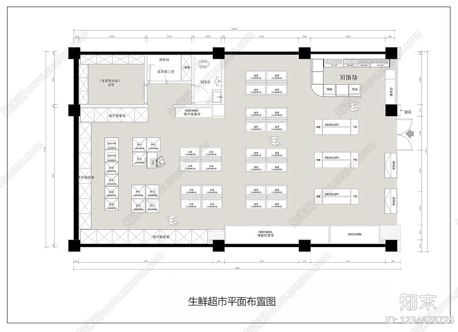 超市CAD图纸