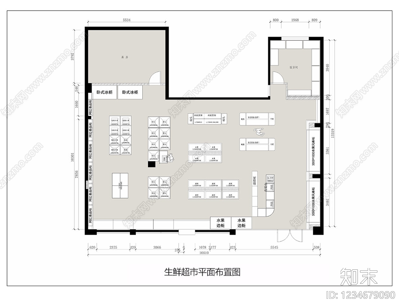超市CAD图纸