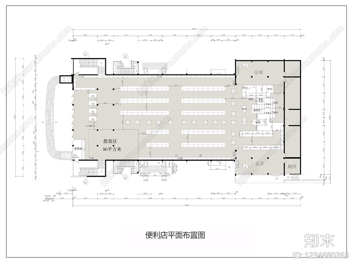 超市CAD图纸