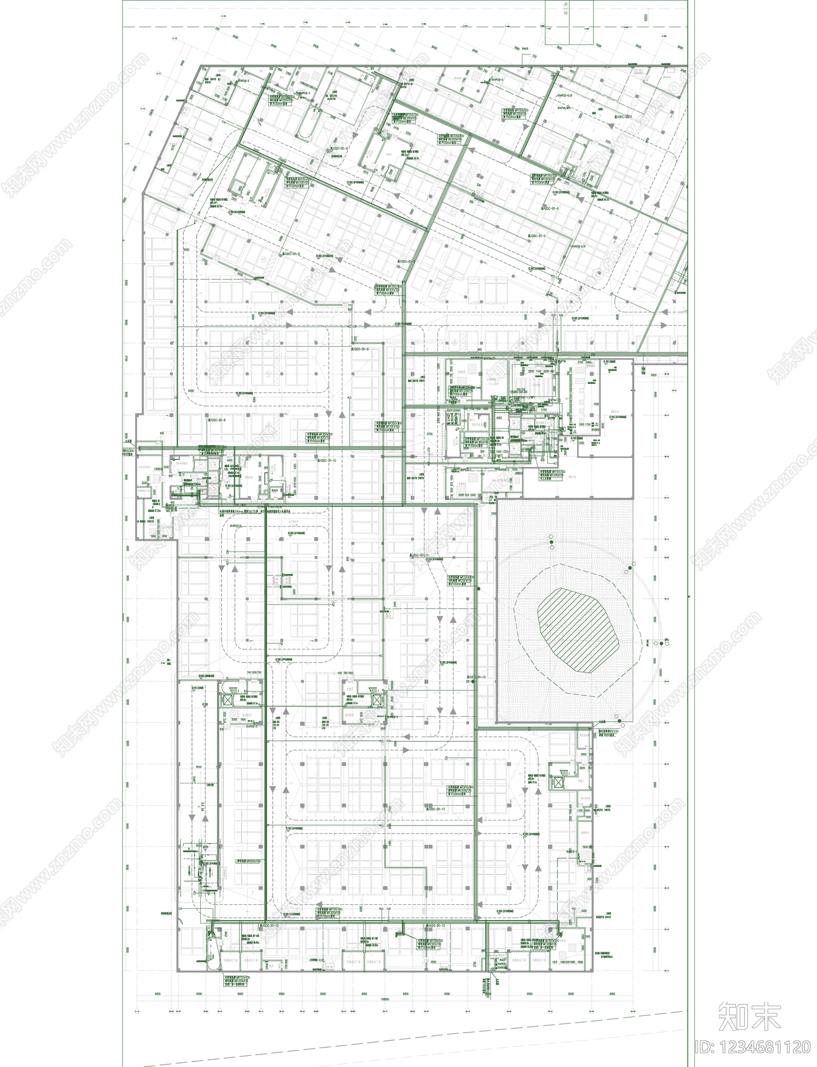 通信网络系统cad施工图下载【ID:1234681120】