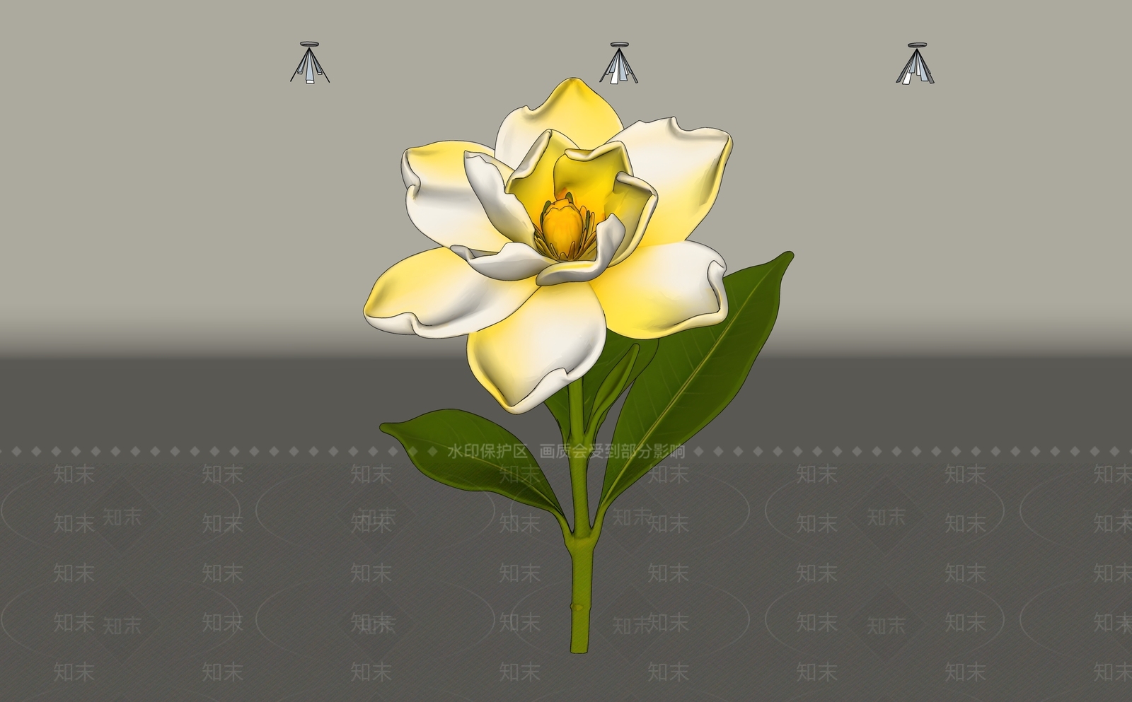 现代花草SU模型下载【ID:1234681603】